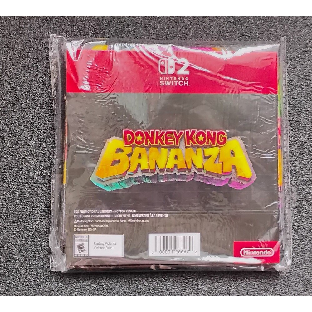 Donkey Kong Bananza Rally Towel Nintendo Promotional NEW [FL]